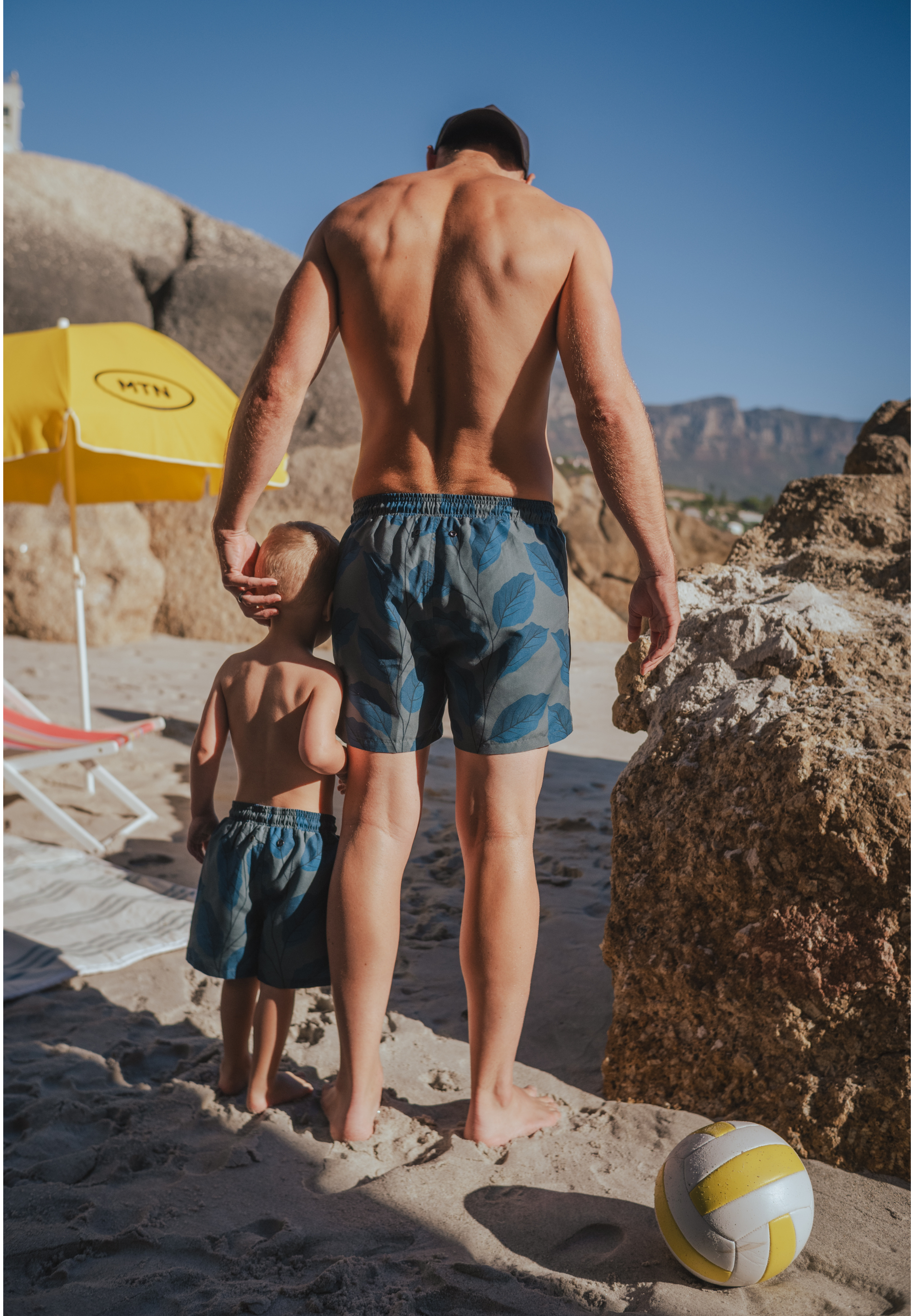 Leaves Father & Son Swim Trunks