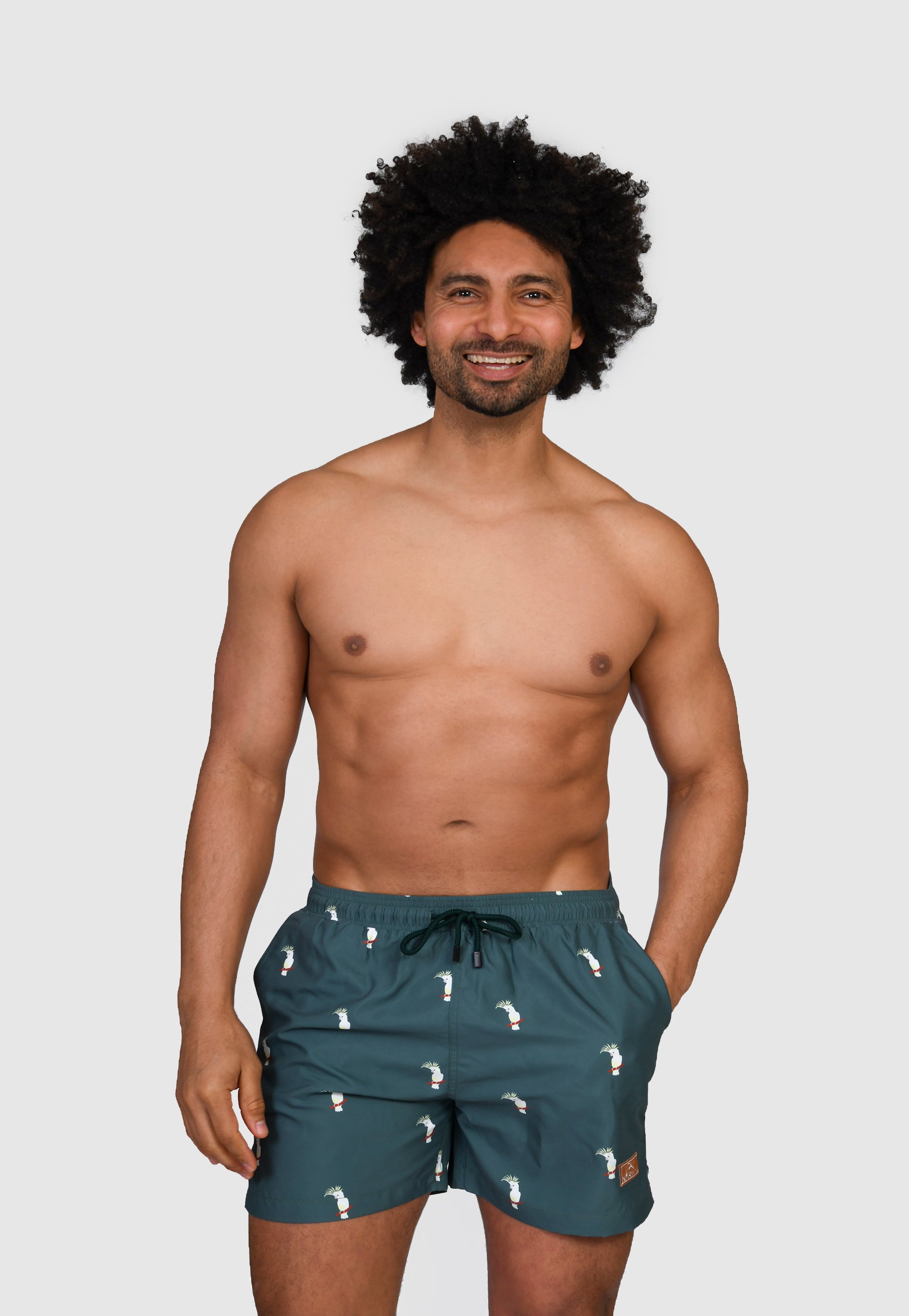 Cockatoo Father & Son Swim Trunks Bundle