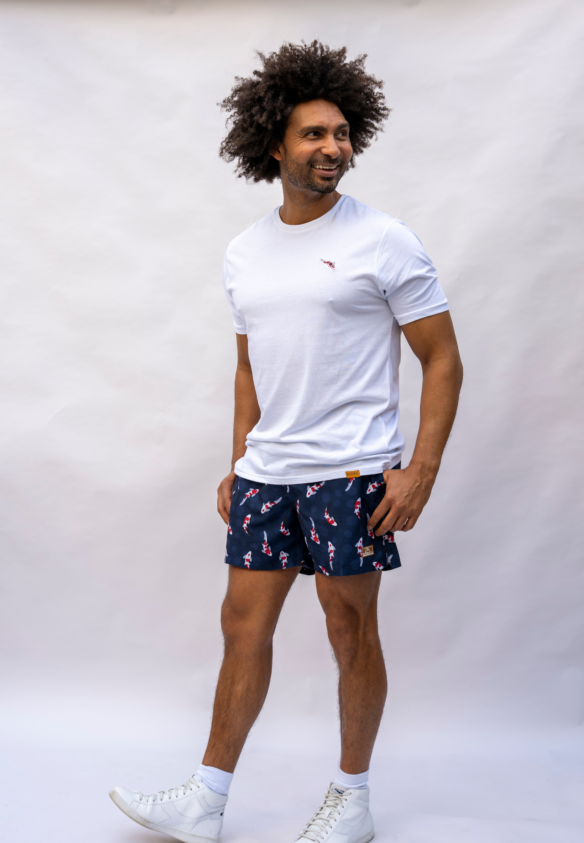 Koi Swim Trunks and T-shirt Bundle